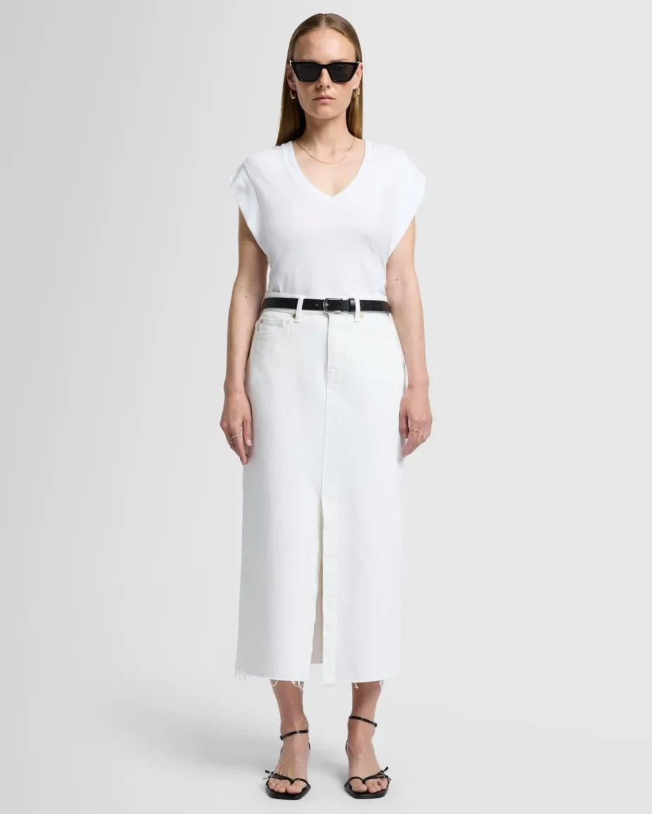 MANKIND Kellie Skirt in Vintage White