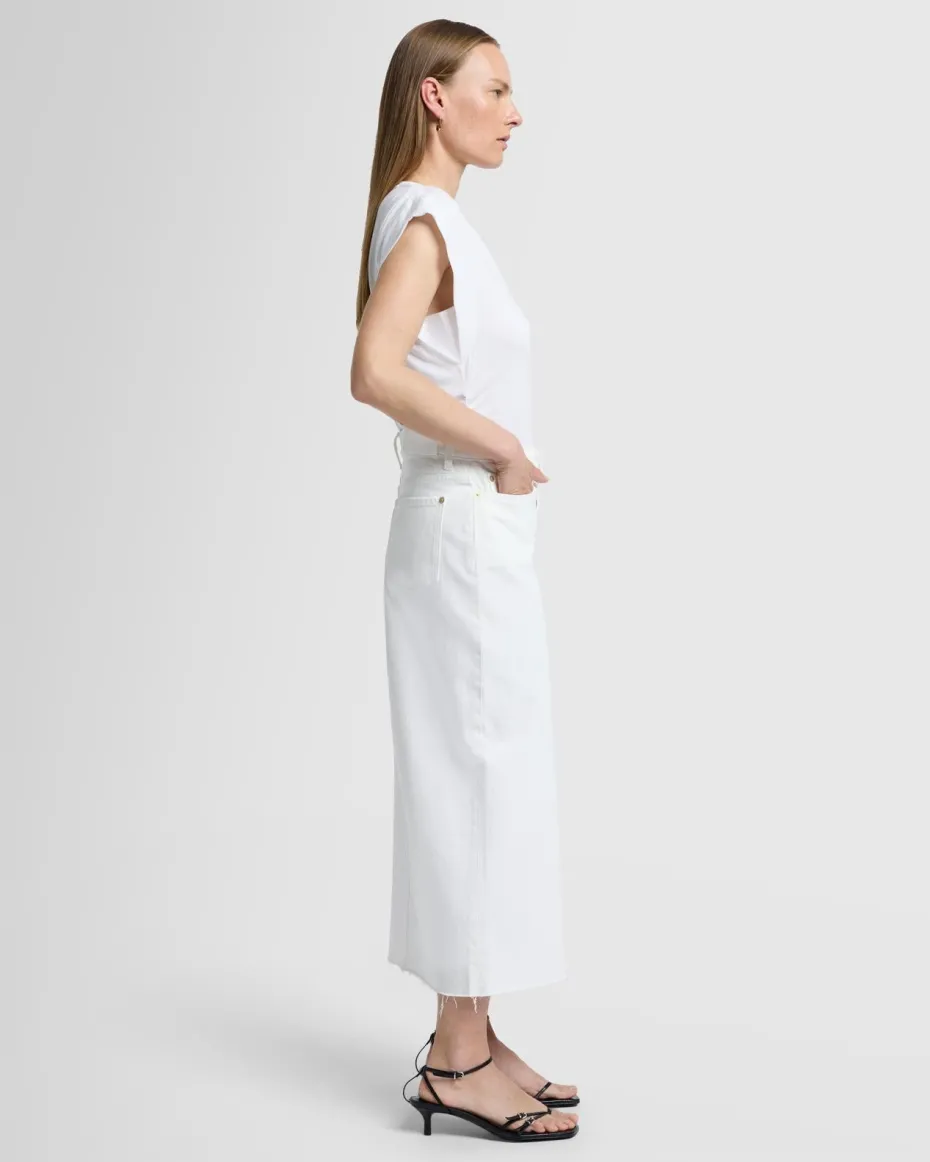MANKIND Kellie Skirt in Vintage White
