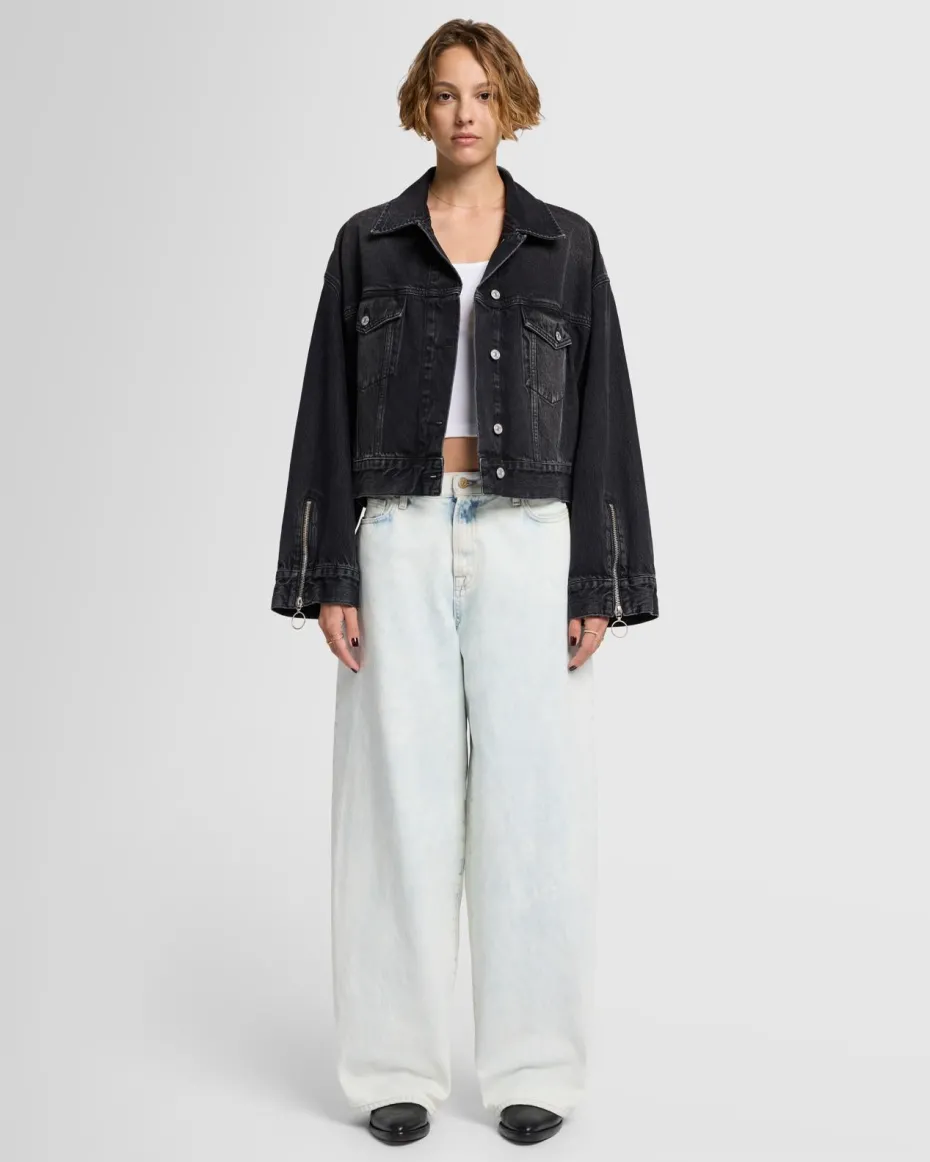 MANKIND Oli Cropped Trucker in Hustle