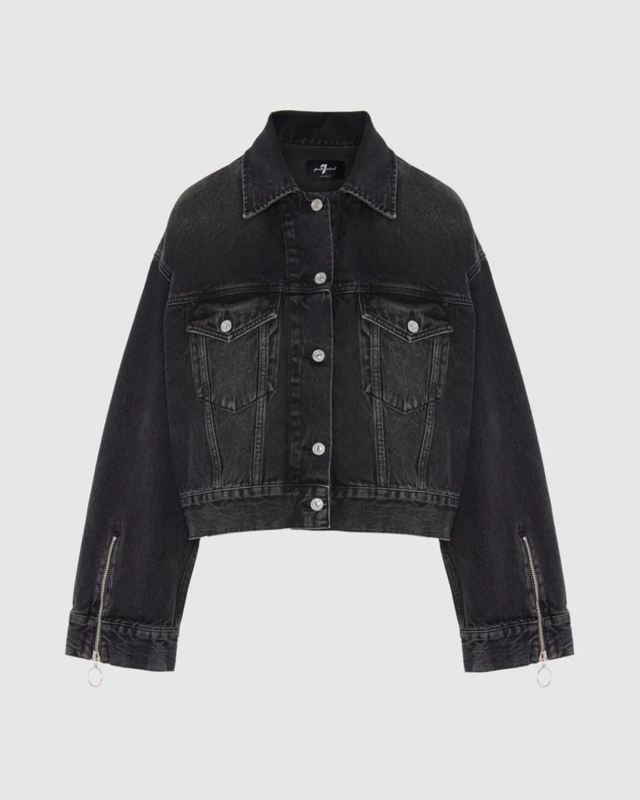 MANKIND Oli Cropped Trucker in Hustle
