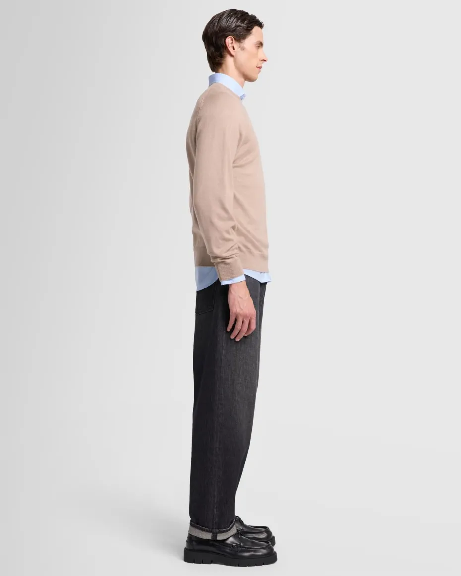 Merino Crewneck in Black