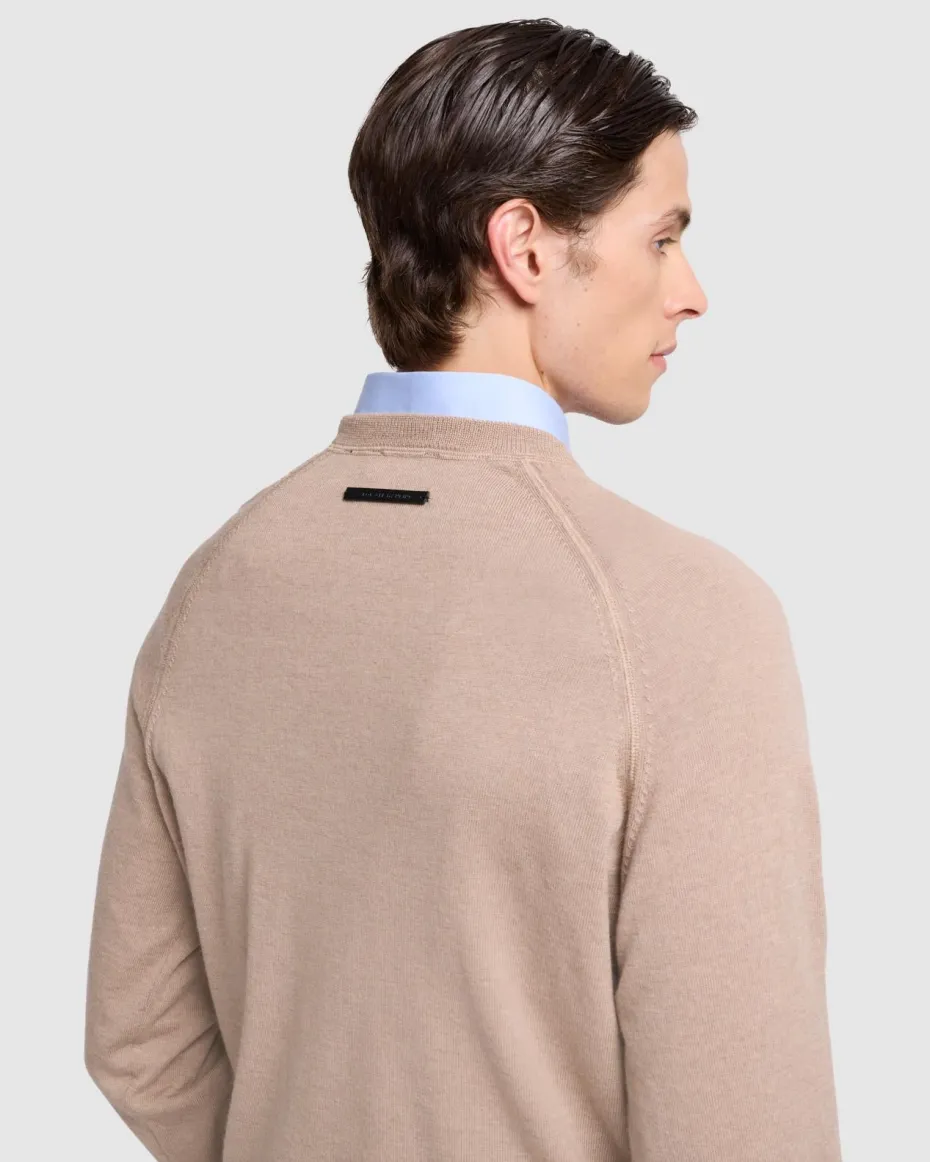 Merino Crewneck in Black