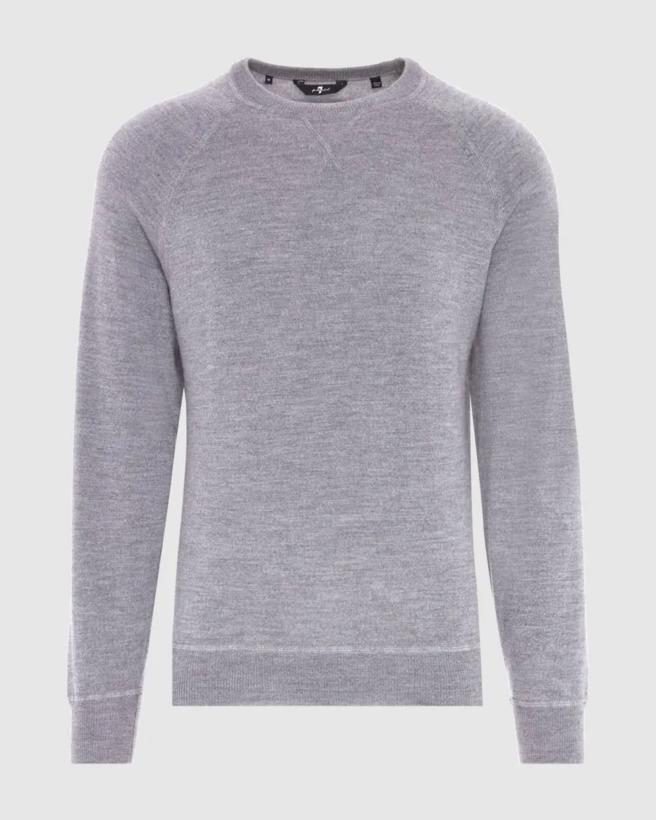 Merino Crewneck in Black