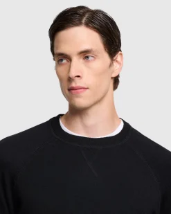 Merino Crewneck in Black