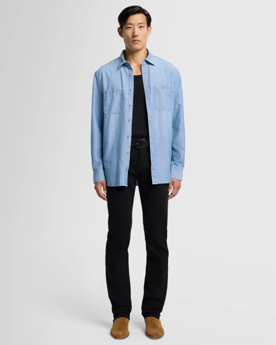 Oxford Button Down Shirt in Light Blue