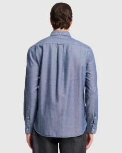 Oxford Button Down Shirt in Chambray
