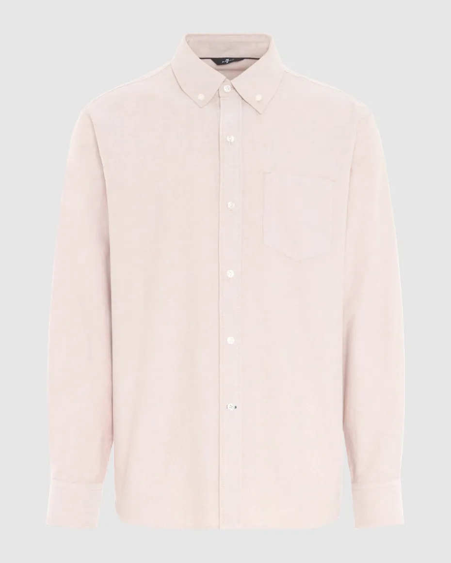 Oxford Button Down Shirt in White