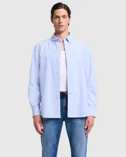 Oxford Button Down Shirt in White
