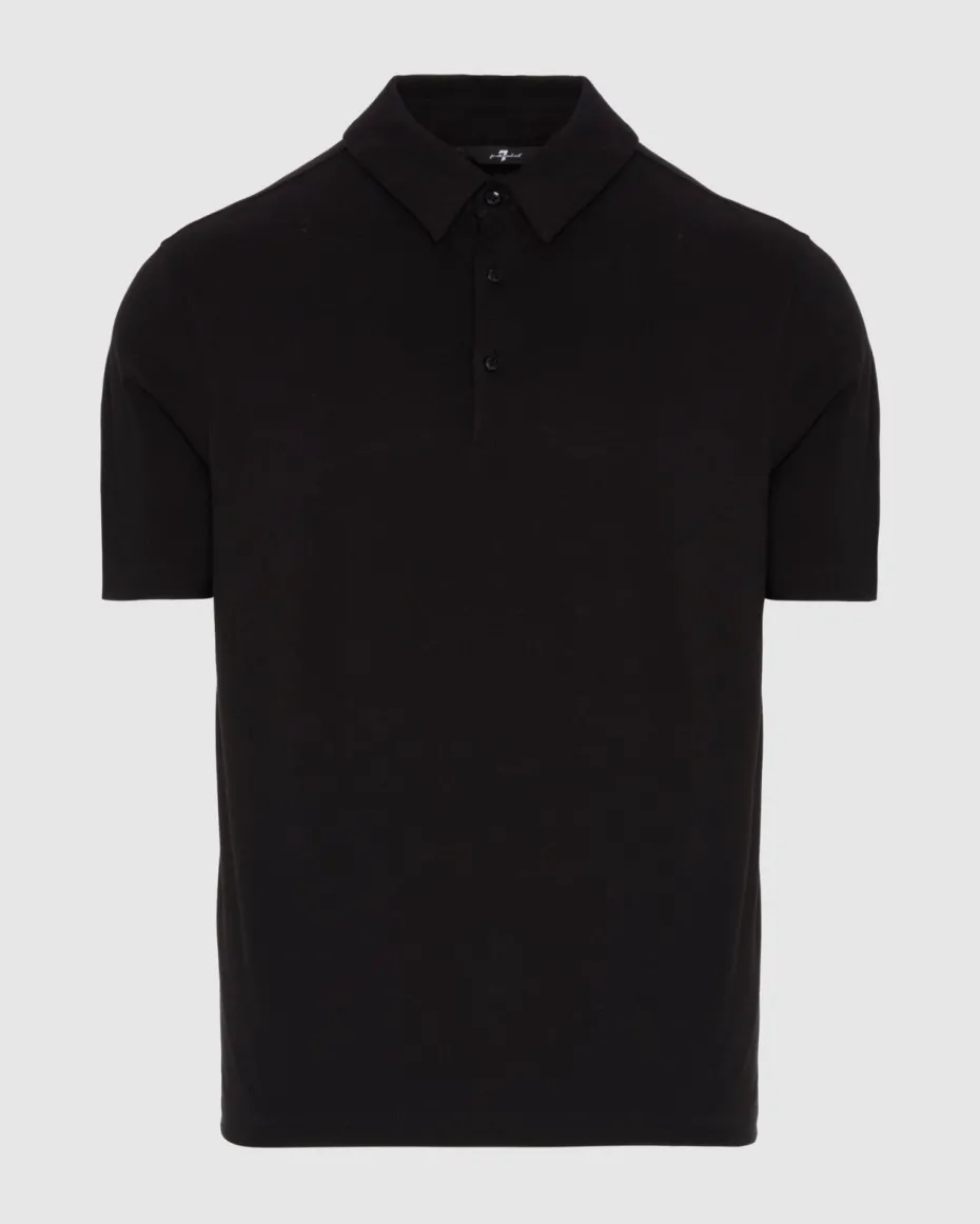 Pique Knit Polo in White