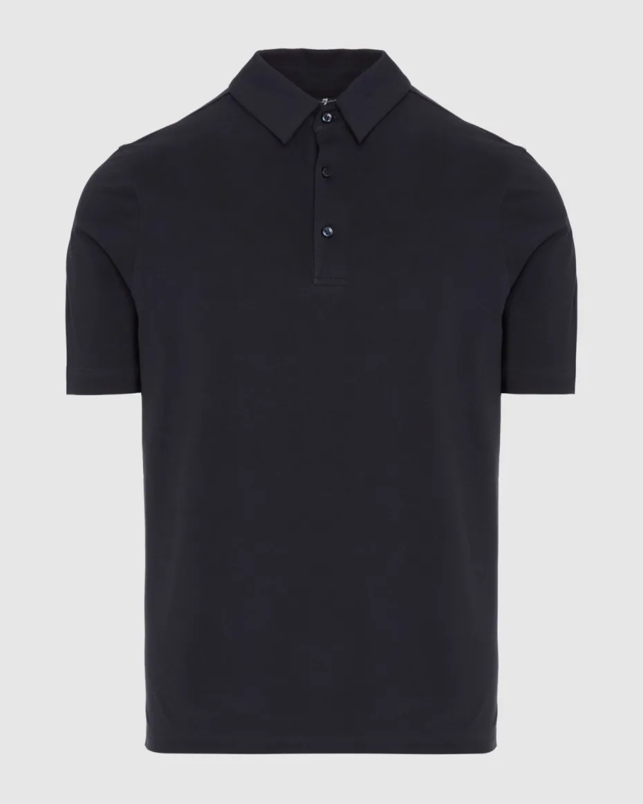 Pique Knit Polo in White