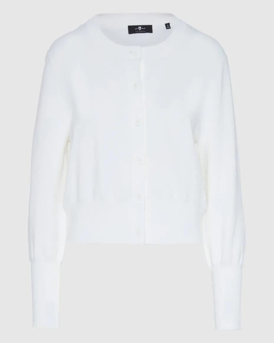 Ribbed Cardigan in Inkwell