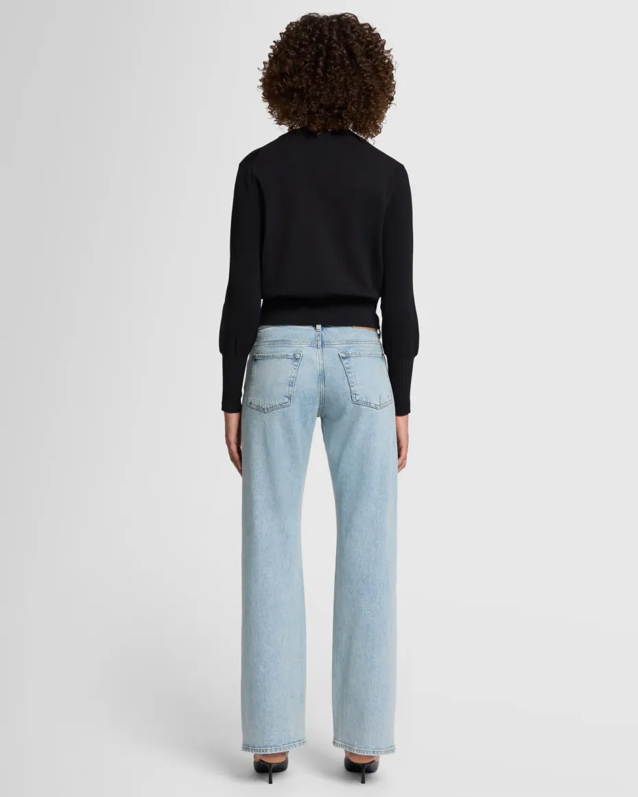 Ribbed Cardigan in Inkwell