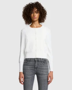 Ribbed Cardigan in Inkwell