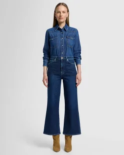 Rodeo Button Up Shirt in Fly Away