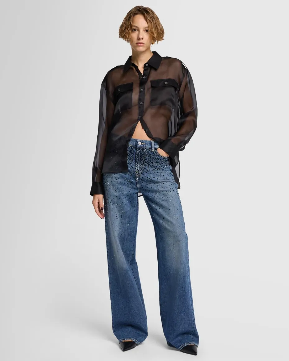 Scout Embellished Oversized Straight in Candy