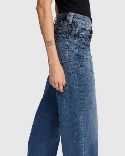 Scout Embellished Oversized Straight in Candy