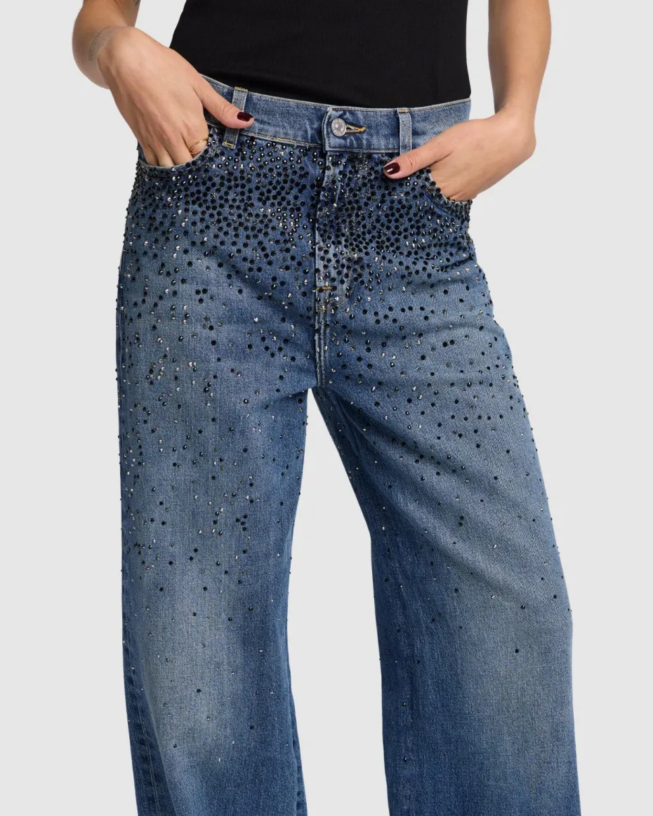 Scout Embellished Oversized Straight in Candy