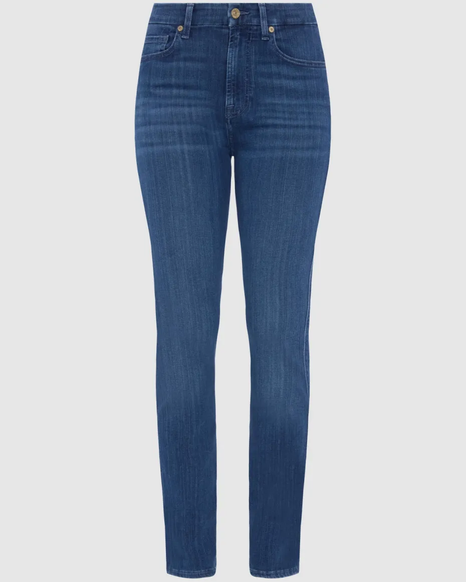 Slim Illusion High Rise Kimmie Straight in Neptune
