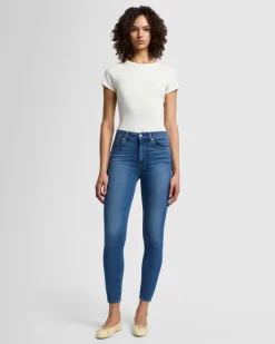 Slim Illusion High Waist Ankle Skinny in Love Story