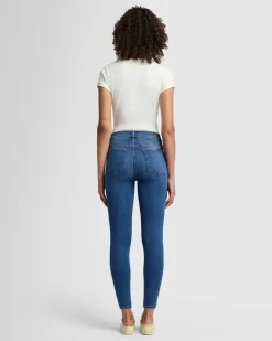 Slim Illusion High Waist Ankle Skinny in Love Story