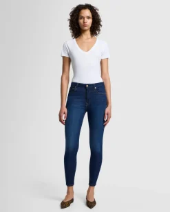 Slim Illusion High Waist Ankle Skinny in Tried and True