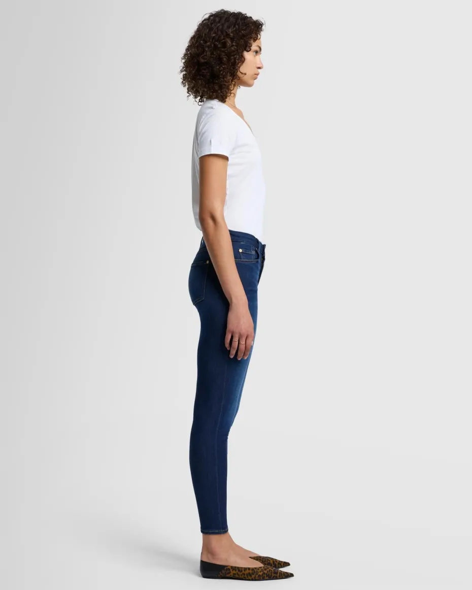 Slim Illusion High Waist Ankle Skinny in Tried and True