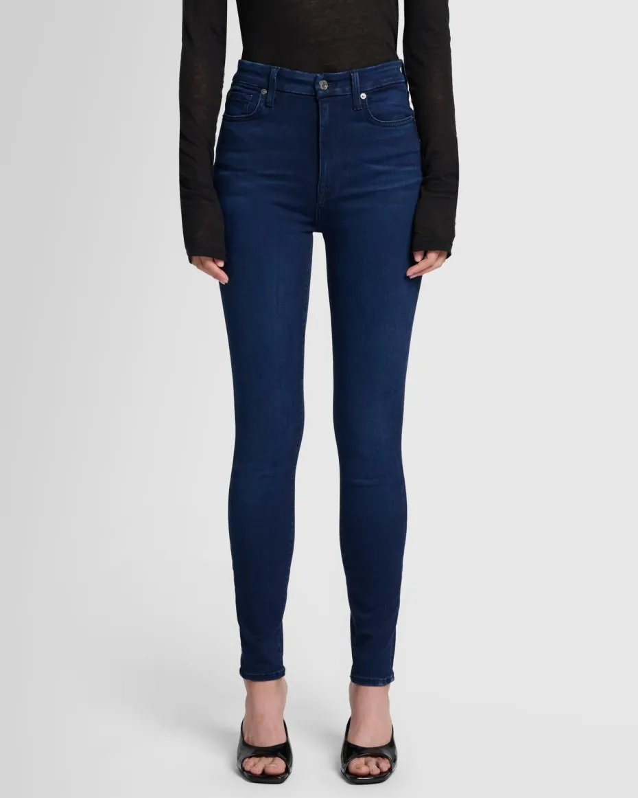 Slim Illusion High Waist Skinny in Twilight Blue