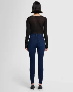 Slim Illusion High Waist Skinny in Twilight Blue