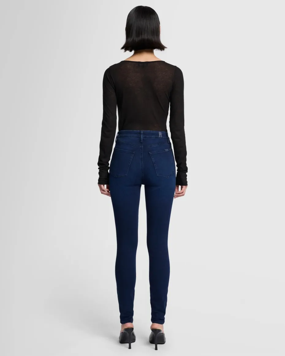 Slim Illusion High Waist Skinny in Twilight Blue