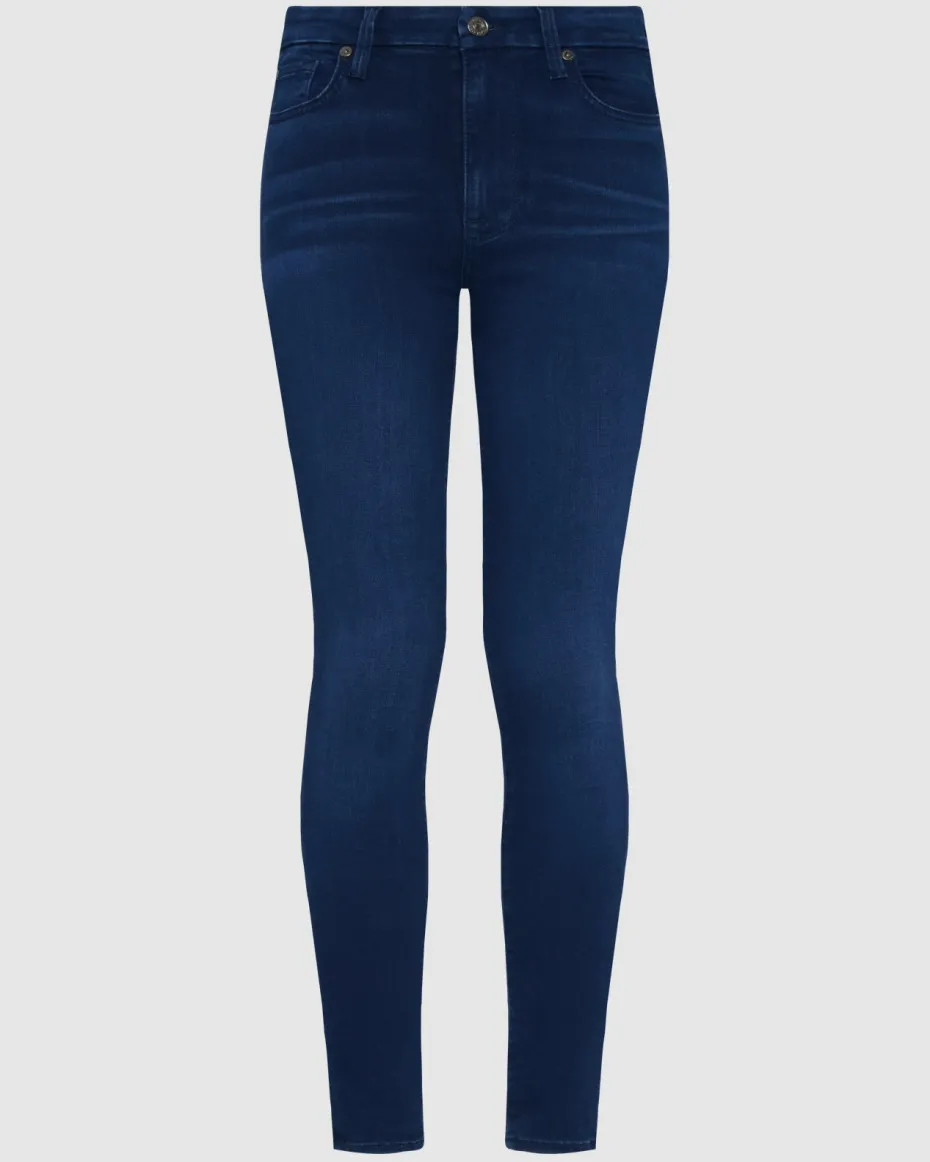 Slim Illusion High Waist Skinny in Twilight Blue