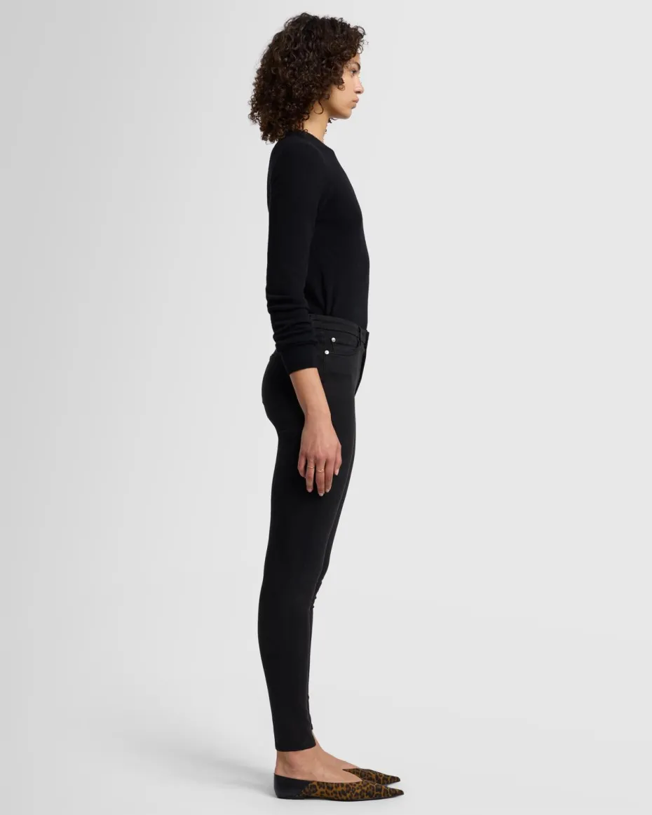 Slim Illusion Luxe High Waist Skinny in Black