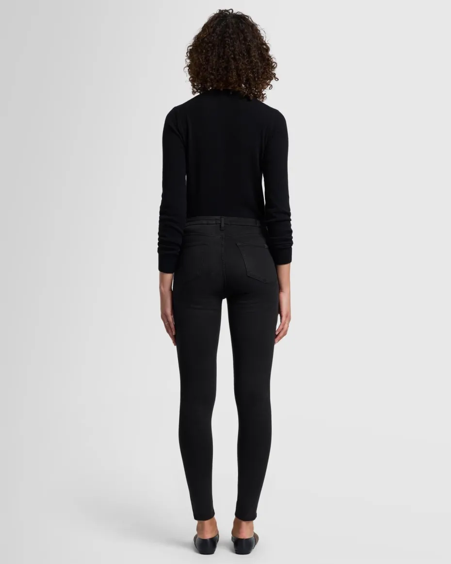 Slim Illusion Luxe High Waist Skinny in Black