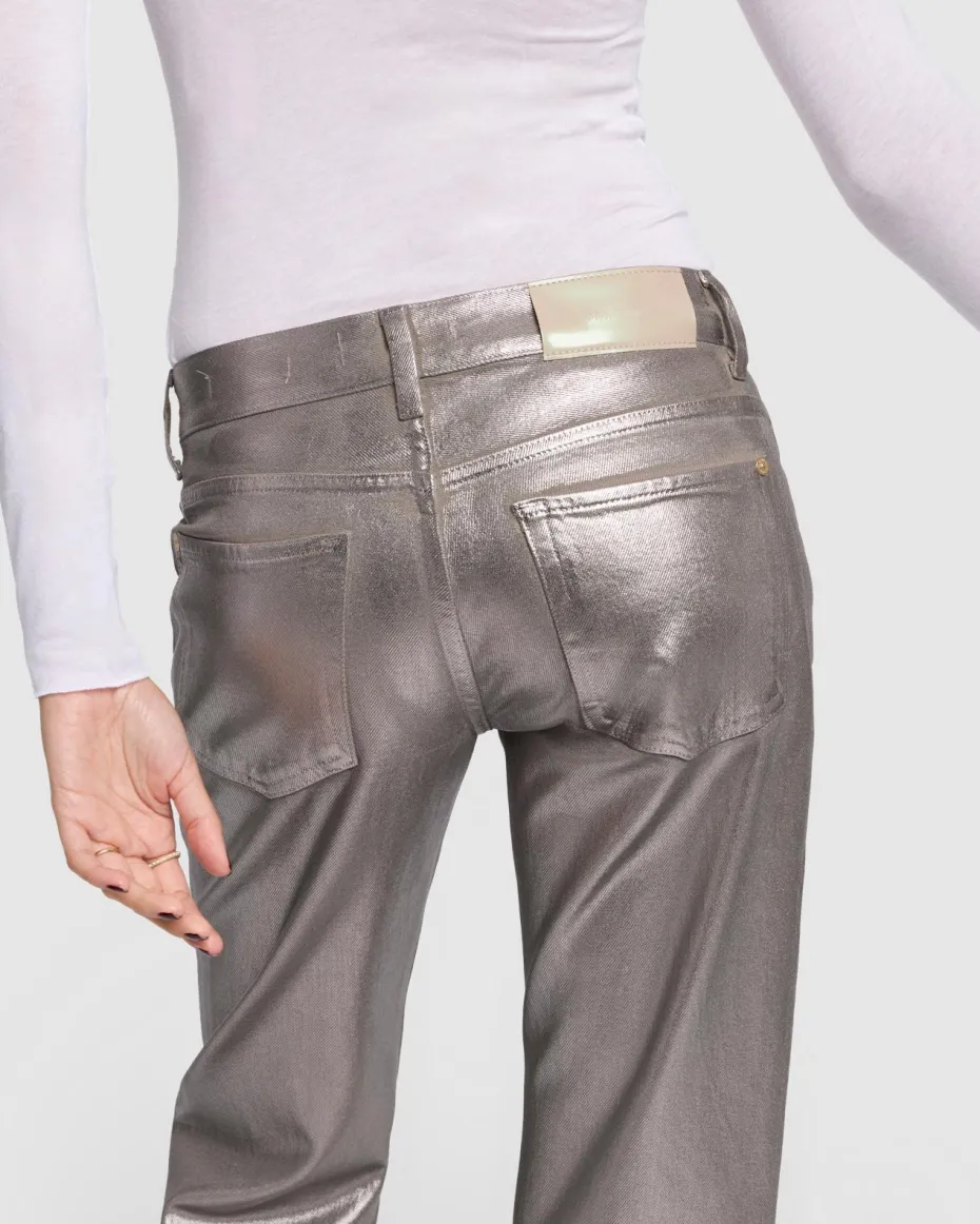 Spencer in Coated Champagne