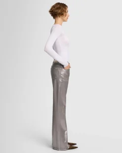 Spencer in Coated Champagne