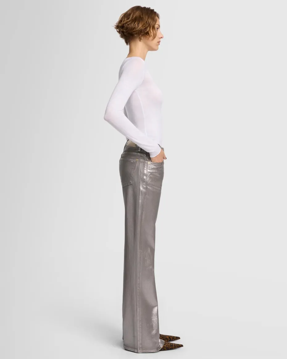 Spencer in Coated Champagne