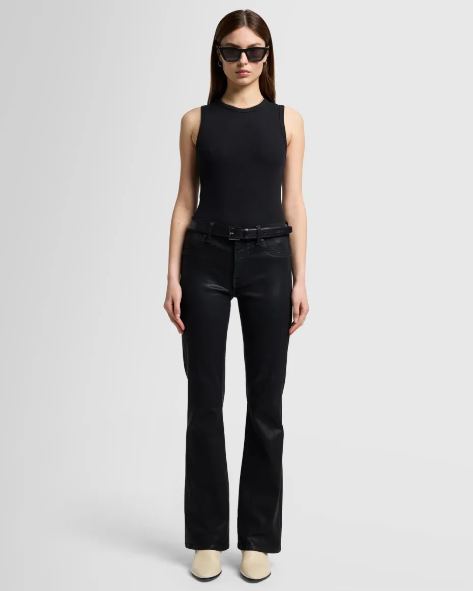 Tailorless Coated Bootcut in Black