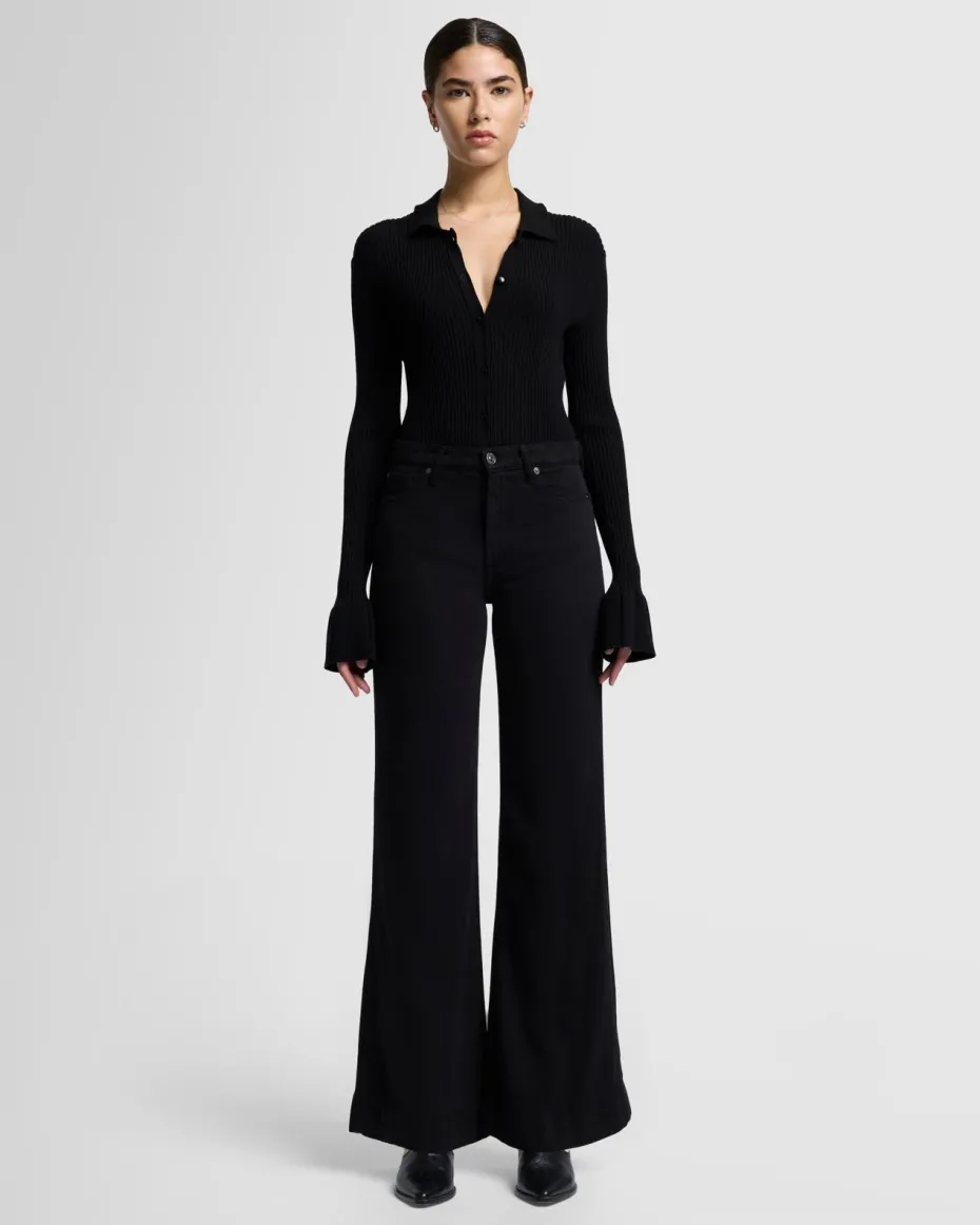 Tailorless Denim Lustre Modern Dojo in Raven