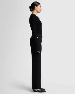 Tailorless Denim Lustre Modern Dojo in Raven