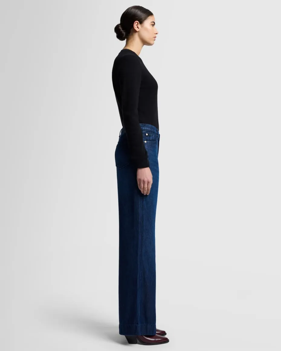 Tailorless Denim Lustre Modern Dojo in Stormy