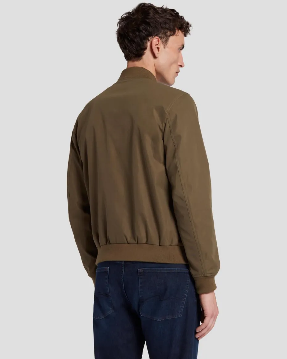 Tech Bomber Jacket in Army