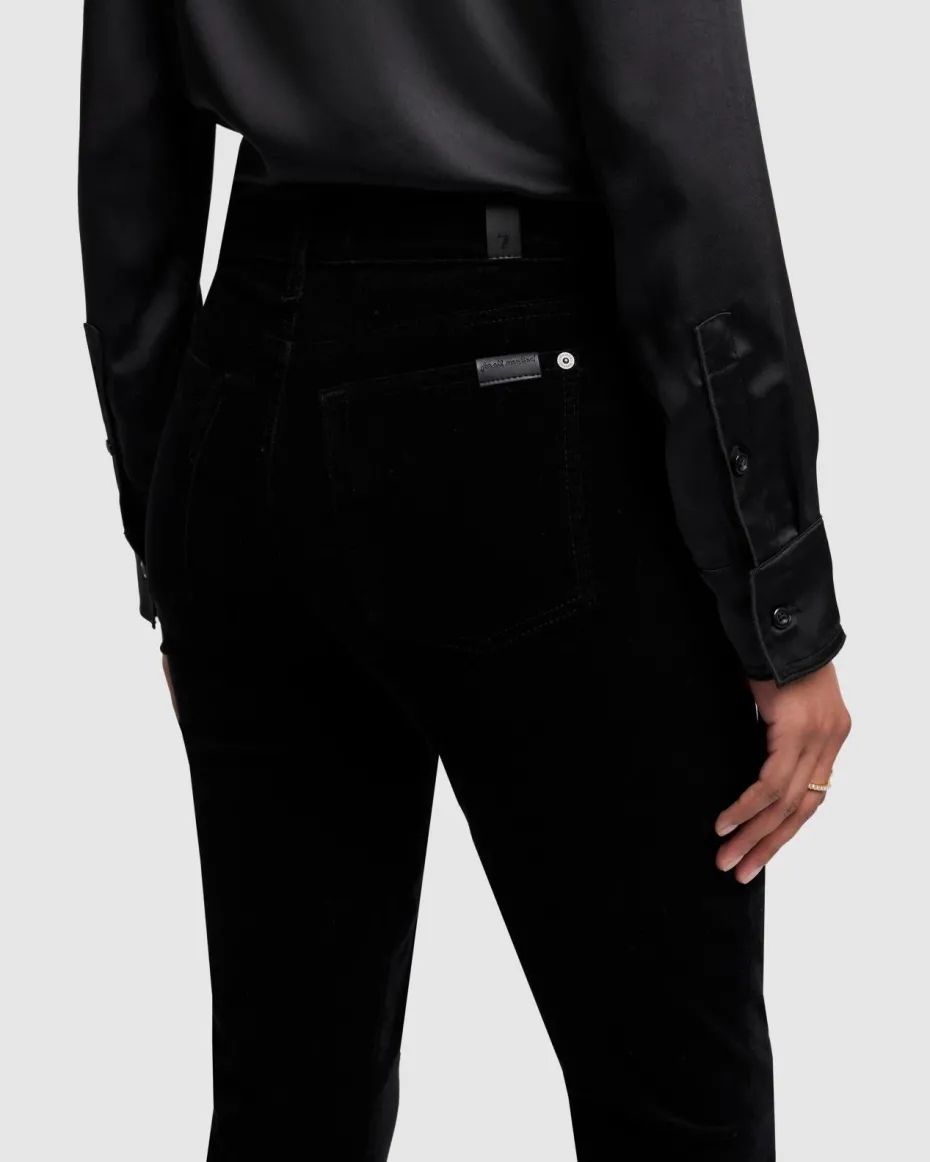 Velvet High Waist Ali in Eggshell