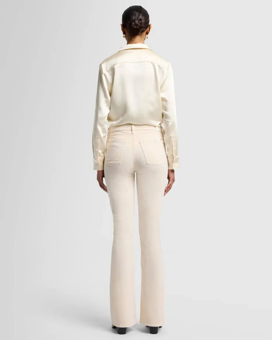 Velvet High Waist Ali in Eggshell