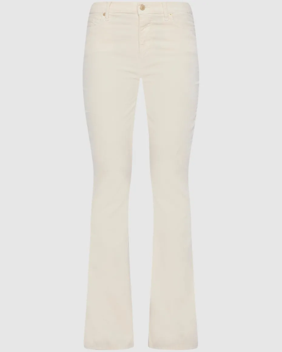 Velvet High Waist Ali in Eggshell