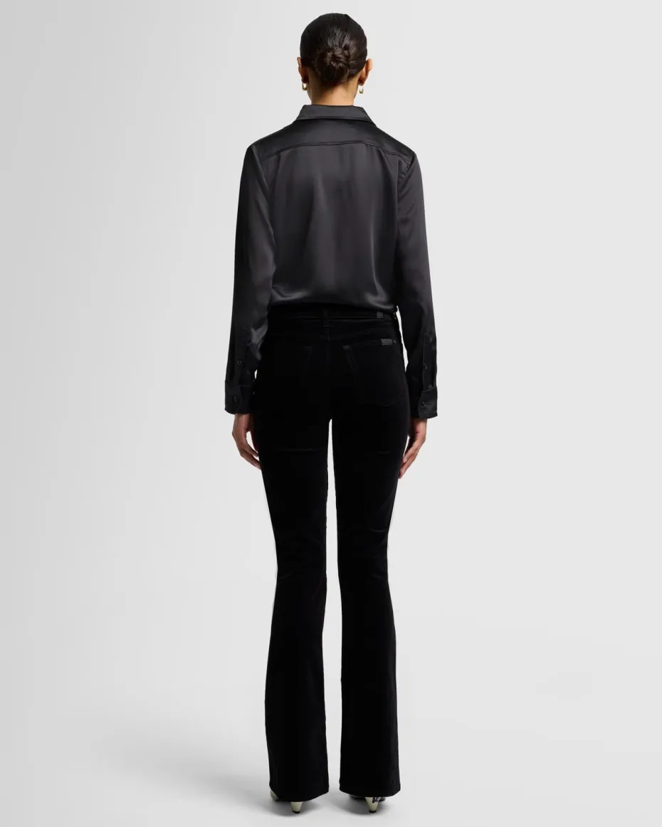 Velvet High Waist Ali in Eggshell