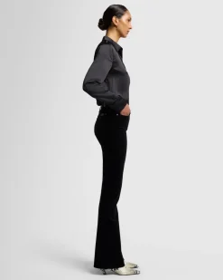 Velvet High Waist Ali in Eggshell