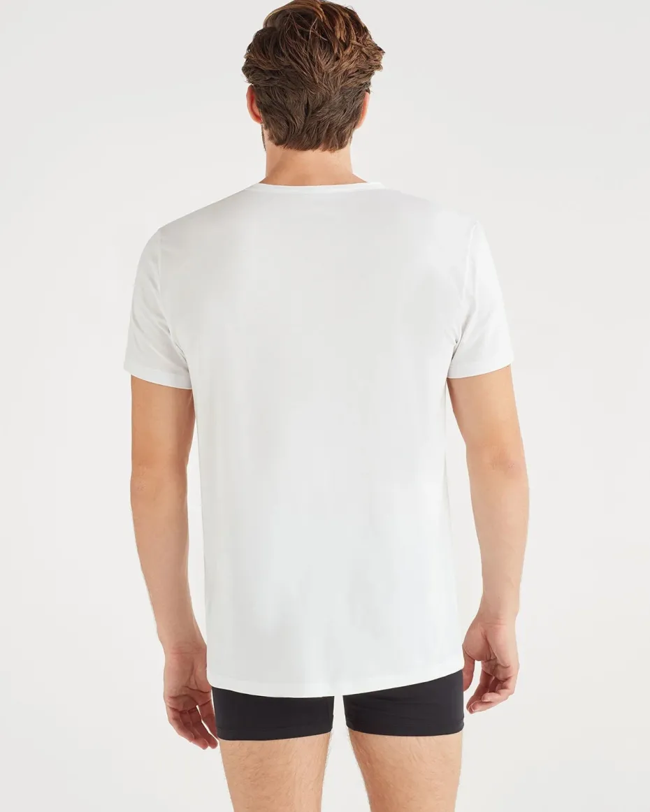 V-Neck Tee 2 Pack in Black