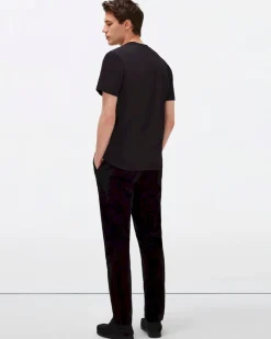 Warm Twill Jogger Chino in Black