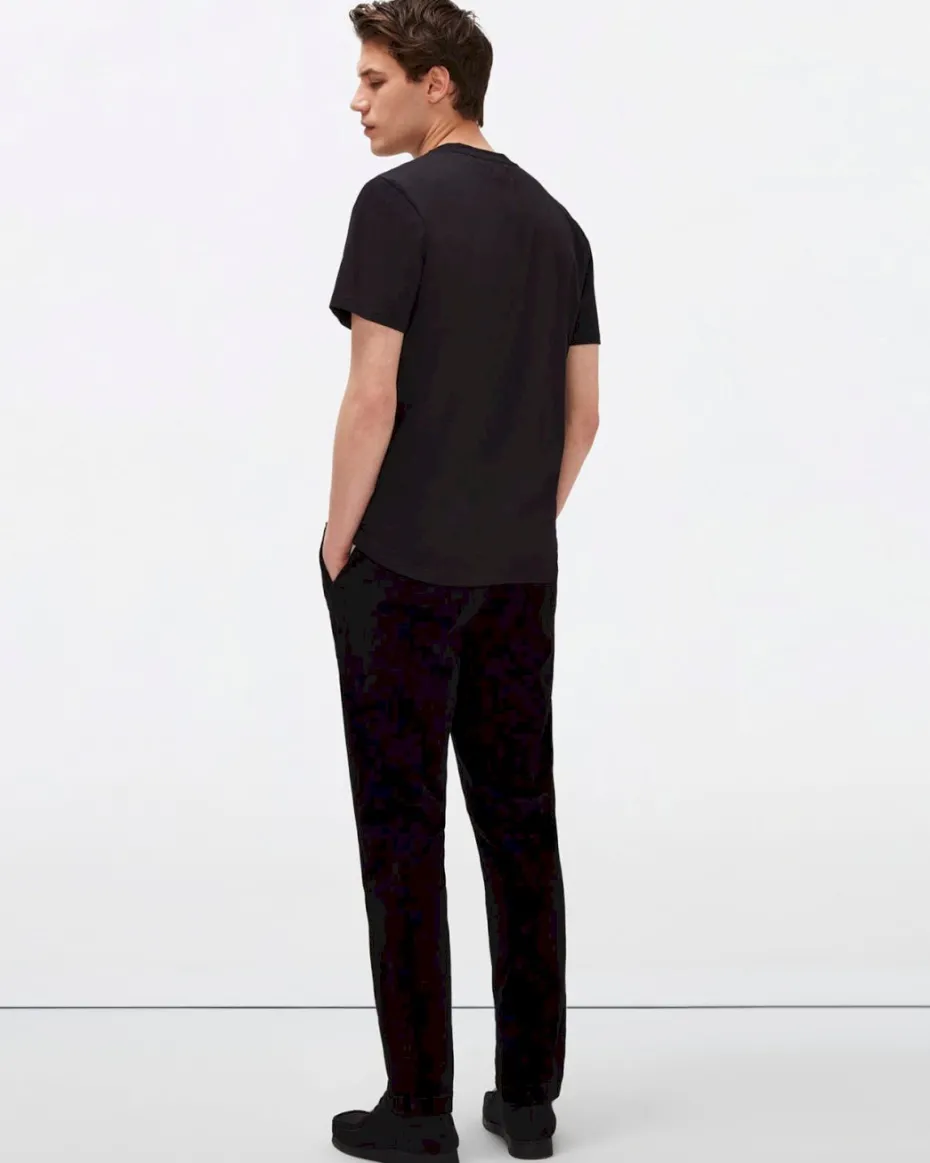 Warm Twill Jogger Chino in Black