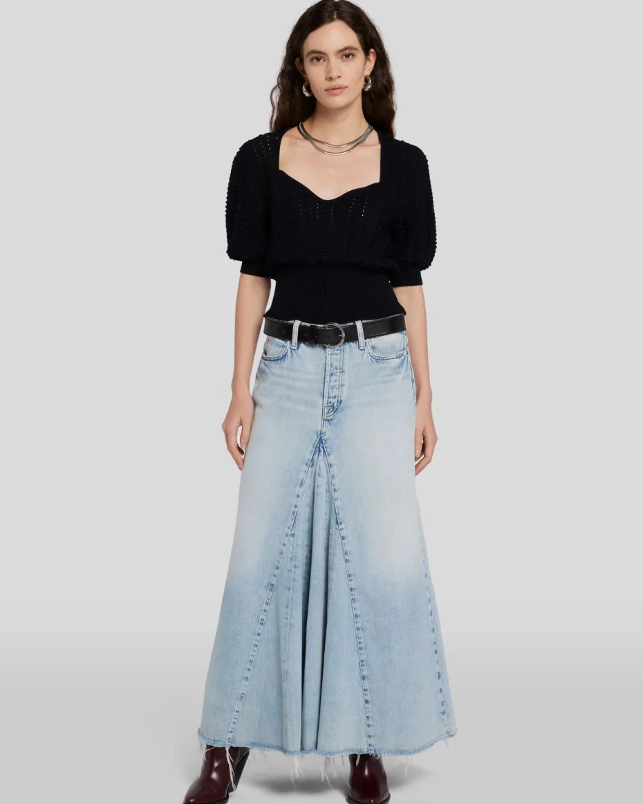 Western Maxi Skirt in Pricila