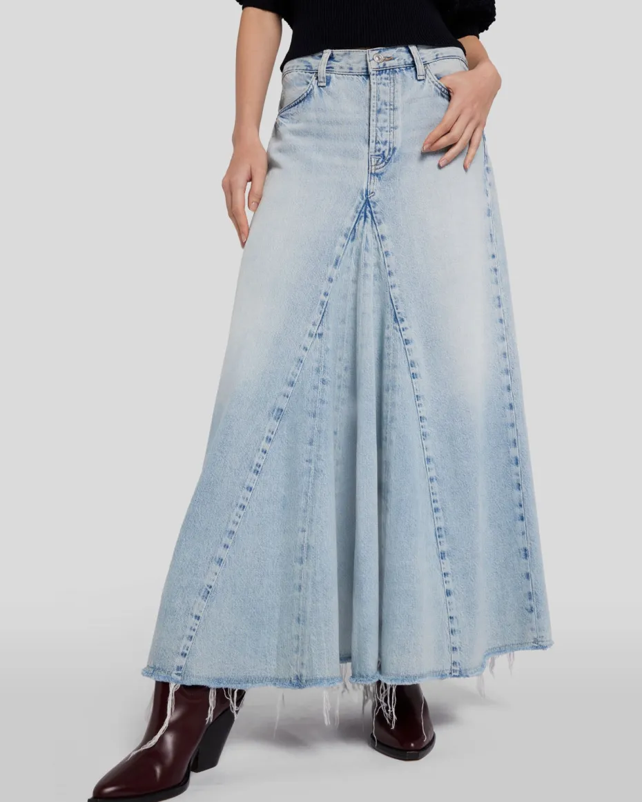Western Maxi Skirt in Pricila